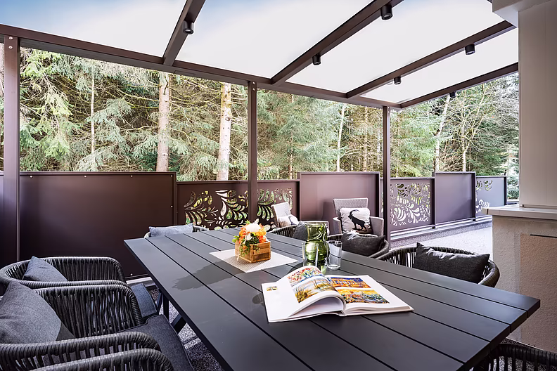 Apart LAURA Appartement STEINBOCK Terrasse