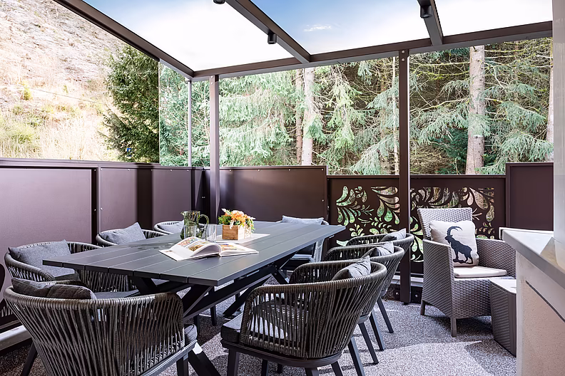 Apart LAURA Appartement STEINBOCK Terrasse