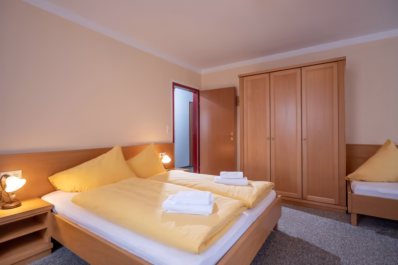 Schlafzimmer Appartement Hase